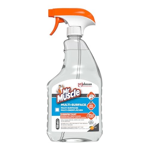 SC Johnson Professional Mr Muscle Multi-Surface Cleaner – Cuts Through Grease & Grime – Citrus Fresh – Hospital Grade – 750ml Spray – for Professional Use Only